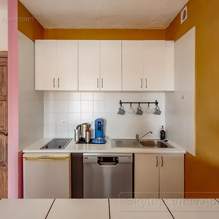 Appartement Skyline View - Free Private Parking Including & Guest Bonus *