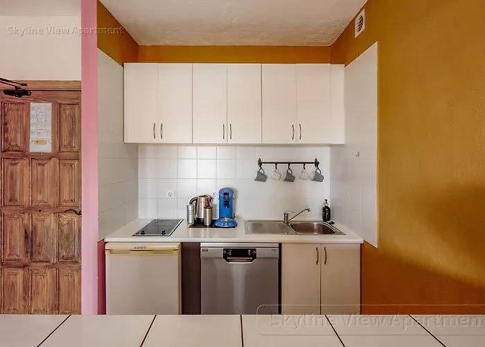 דירה Skyline View - Free Private Parking Including & Guest Bonus *